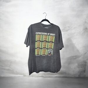 Gray Expressions of Groot T-Shirt